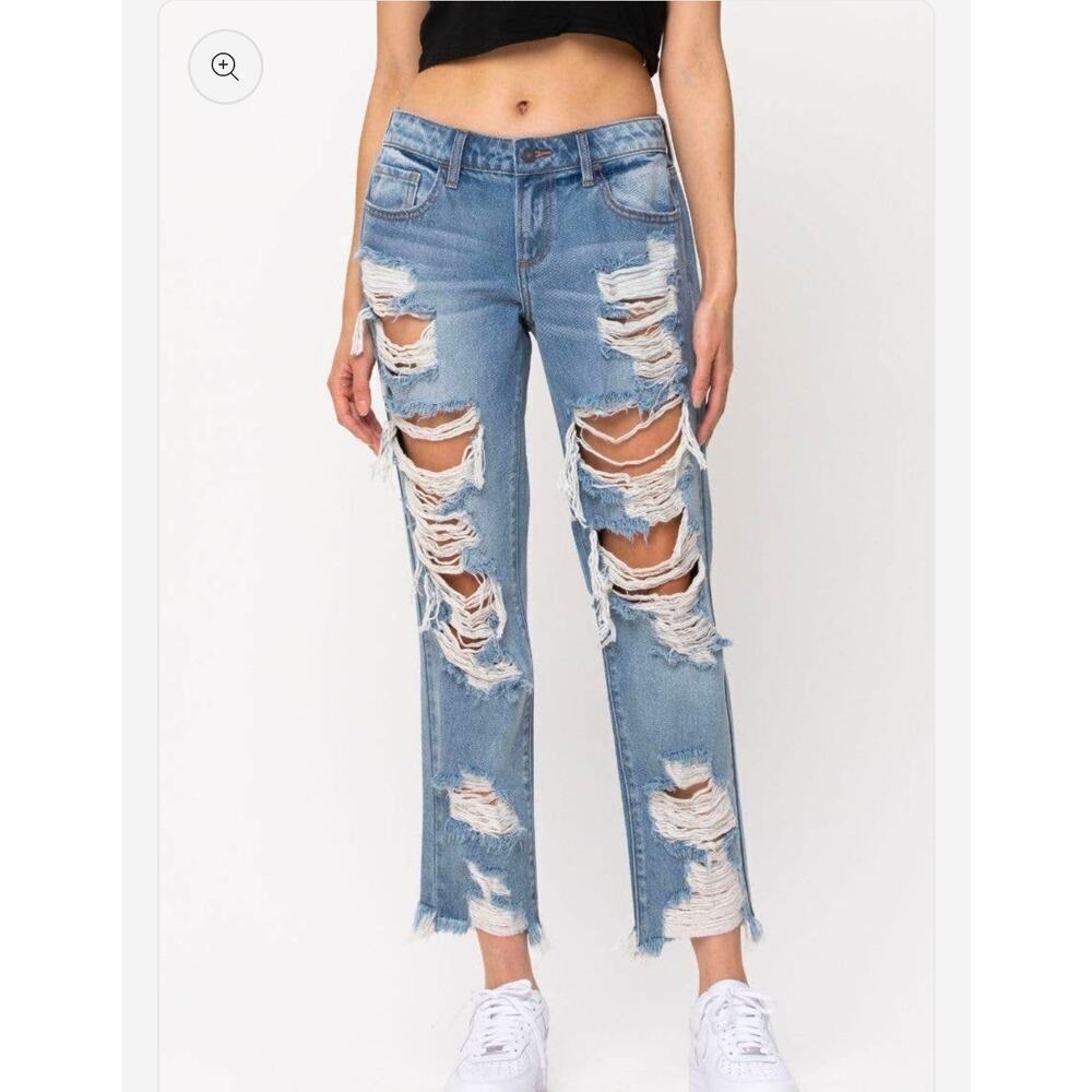 Cello Jeans Boyfriend Fit very distressed 3